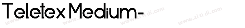 Teletex Medium字体转换